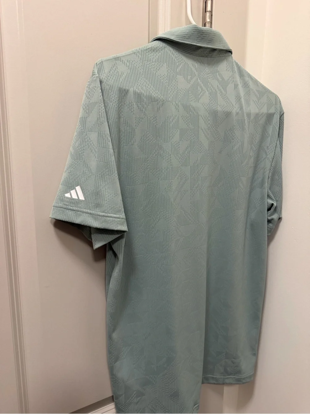 Green/Sage Micro‑Pattern Polo Golf PGA Championship Aronimink 2026 Small NWT